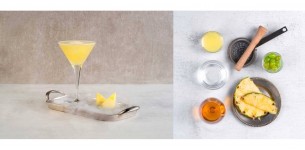 Cocktail à base de cognac Ararat et Ananas